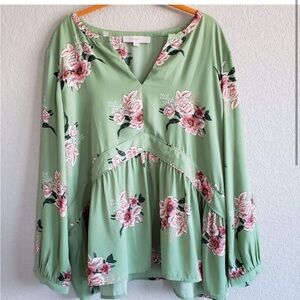 LOFT | Floral Blouse